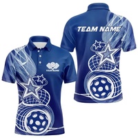 Polo de Pickleball Personnalisé avec Logo OEM, Haut Athlétique à Séchage Rapide, Respirant, Anti-Transpiration, Uniforme d'Équipe, Vêtements de Sport pour la Vente en Gros