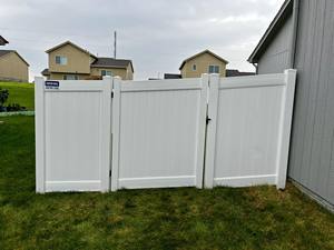Decorazione giardino giardino barriera di plastica piccola staccionata pvc semi-privacy <span class=keywords><strong>cancello</strong></span> <span class=keywords><strong>bianco</strong></span> - Product Image 5