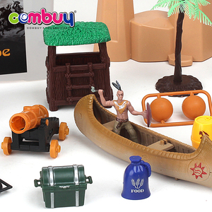 Serie <span class=keywords><strong>di</strong></span> Cowboy indiani gioco finto pirata Set Mini figure giocattolo - Product Image 4