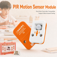 Kit de Robótica QMY Scratch Python Programming S13 ESP32-S3, Juguete de Bloques de Simulación Virtual de Modo Dual, Set Educativo Inteligente para el Aula