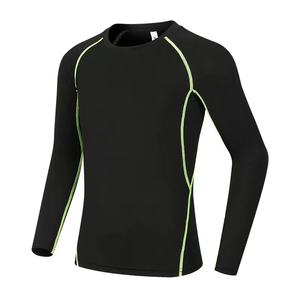 Camiseta de manga larga transpirable de secado rápido para hombre de alta calidad con logotipo personalizado para entrenamiento físico ropa de fútbol - Product Image 6