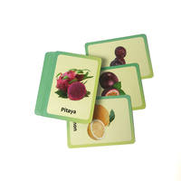 Hoge Kwaliteit Op Maat Gedrukt Fruit Flash Geheugenkaart Spel Educatieve Speelkaarten Voor Kinderen