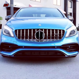 2016-2018 Benz Class w176 <span class=keywords><strong>A45</strong></span> <span class=keywords><strong>AMG</strong></span> body kit mới xe Bumper phía trước Bumper phía sau Bumper lưới tản nhiệt khuếch tán bên váy sửa đổi - Product Image 6