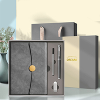 2024 nouvelle entreprise Promotion cadeau ensemble 4 couleurs brodé cahier stylo U disque pour assurance automobile noël saint valentin