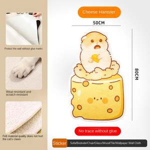 Aggiornato di quarta generazione senza tracce ecologico in stile cartone animato per gatti gratta e vinci a muro resistente all'usura senza gatto - Product Image 6