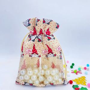 With Drawstring Linen Jewelry Pouches Wedding <b>Hessian</b> Jute <b>Bags</b> for Birthday Jewelry and Treat Pouches Party - Product Image 3