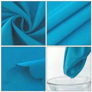 Wholesale Square <b>Table</b> Cloth 90x90 Inch Baby Blue Polyester Tablecloth <b>Cover</b> for Wedding - Product Image 4