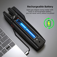 Pince ampèremétrique AC/DC en forme de U BSIDE U6X, rechargeable, mesure de température infrarouge, détection infrarouge, voltmètre, testeur électrique