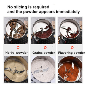 Molinillo de <span class=keywords><strong>grano</strong></span> comercial de 4500G, alta velocidad, 4500W, cereales, materiales medicinales, especias, trituradora de polvo, molinillo de café de acero inoxidable - Product Image 6