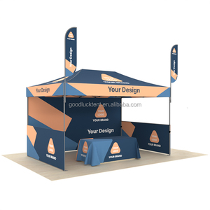 Custom Heavy Duty 3x6 Outdoor Canopy Tent Windproof Poliéster Mesa Tampa Dobrável Tubo de Hexágono Logotipo para Grandes Eventos Feiras - Product Image 2