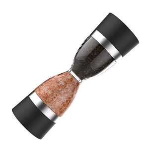 Moulins à poivre 2-en-1 en forme d'heureuse, doubles têtes, pour sel de mer et poivre, meilleur moulin à épices et assaisonnements - Product Image 3