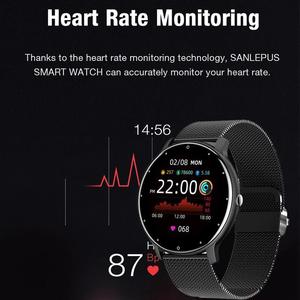 Montre connectée, fréquence cardiaque, pression artérielle, suivi du sommeil, bracelet intelligent Tiktok ZL02D, bracelet en silicone étanche pour toutes les montres connectées - Product Image 4