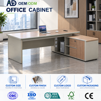 Meubles de bureau en gros, bureau de travail moderne et simple, table d'ordinateur pour le personnel, fournitures pour projets de bureau
