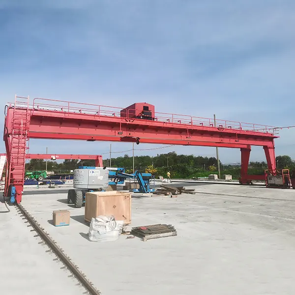 70 ton mengangkat cetakan dengan elektro double girder gantry crane untuk industri