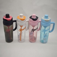 2025 Nieuwe Ontwerp Met Grote Capaciteit 900Ml Zomerwaterbeker Met Fruitinfuser En Dubbele Drinkmond En Groot Handvat