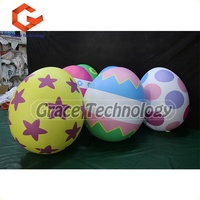Œufs de Pâques gonflables géants, ballon gonflable en forme d'œuf pour les événements
