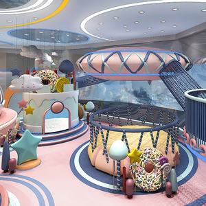 Parque Infantil de fibra de vidrio con temática de circo, equipo de parque de atracciones para interiores - Product Image 3