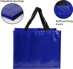 <b>Reusable</b> Shopping Tote <b>Bag</b> Recyclable Laminated Pp Woven <b>Bag</b> - Product Image 3