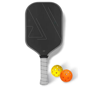 Pagaie de pickleball personnalisée en fibre de carbone-Construction thermoformée monobloc face en carbone brut pour le contrôle et l'alimentation Service OEM ODM - Product Image 1