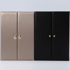 Neue Luxuriöse Schmuck-Verpackungsbox mit Doppeltür und Individuellem Logo, Quadratische Hölzerne <span class=keywords><strong>Display</strong></span>-Schmuckschatulle mit Großem Stauraum für Halsketten, Anhänger und Ringe - Product Image 4