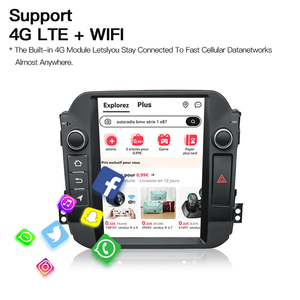 Android14 Tesla Style Screen Car Radio Multimedia Video Player For Kia Sportage 3 SL 2010-2016 2 din WIF BT 4G Carplay Auto GPS - Product Image 4