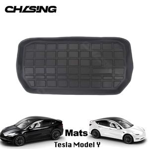 Bonne qualité tous temps pour Tesla modèle Y couverture de siège arrière tapis de <span class=keywords><strong>protection</strong></span> tapis de sol en <span class=keywords><strong>caoutchouc</strong></span> tapis de <span class=keywords><strong>coffre</strong></span> pour <span class=keywords><strong>voiture</strong></span> - Product Image 5