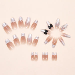 <span class=keywords><strong>Ongles</strong></span> press-on œil de chat rose français très tendance, <span class=keywords><strong>faux</strong></span> <span class=keywords><strong>ongles</strong></span> amande couvrants, en ABS, vente en gros, logo personnalisé, marque privée - Product Image 5