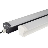 Lámpara LED Tri-Proof de Plástico de 20W/40W/50W IP66 de 120CM, Impermeable, para Almacenes, Estacionamientos, etc.