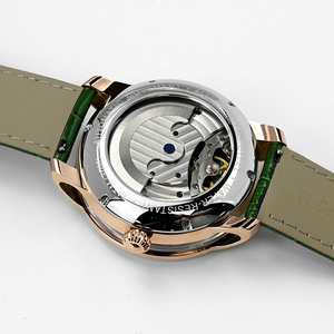 Orologio Meccanico di Lusso da Uomo con Design Panda in Rilievo, OEM con Movimento Automatico <span class=keywords><strong>24</strong></span> Ore, Cassa Unica e Splendida in Acciaio Inossidabile Curvo e Cavo da 45mm - Product Image 4