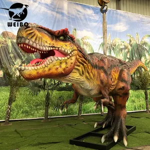 Dinosaur drive thru realistic dinosaur model artificial dinosaur maker in Zigong
