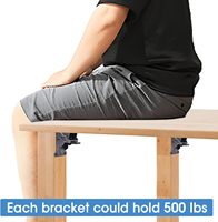 Charnière pliante chinoise autobloquante à 90 degrés pour chaises et tables, en acier inoxydable, installation facile, durable, pour cuisine, maison, bureau