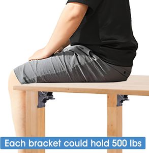 บานพับพับได้90องศาสำหรับโต๊ะเก้าอี้สแตนเลสขาพับได้ทนทานสำหรับห้องครัวห้องน้ำบ้านสำนักงาน - Product Image 3