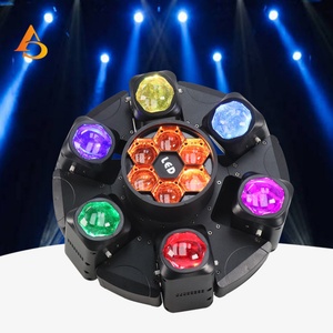 Nuevo Producto: Luz Móvil de Escenario LED de 6 Ojos con Control por Voz RGBW - Product Image 1