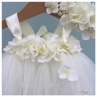 Robes de demoiselle d'honneur robe de baptême moelleux enfants robes de tutu de mariage pour enfants vêtements d'occasion spéciale robes de demoiselle d'honneur