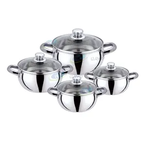 High quality 4pcs kitchen casseroles set cookware set kitchenware pearl pot