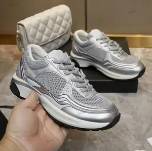 Zapatillas de Diseño para Mujer, de Piel de Becerro, Estilo Vintage, Reflectantes, con Plataforma, Cordones y Estampado, para Ocio - Product Image 5