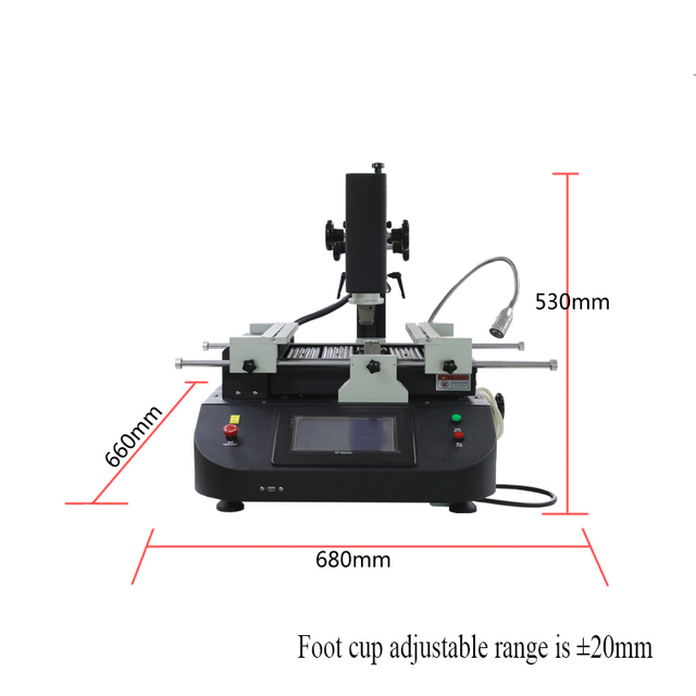 BGA Rework Station Automatic Compact Infrared PCBA Repair Station Optical Desoldering High-Precision Chip Hot-Air SMD Rework