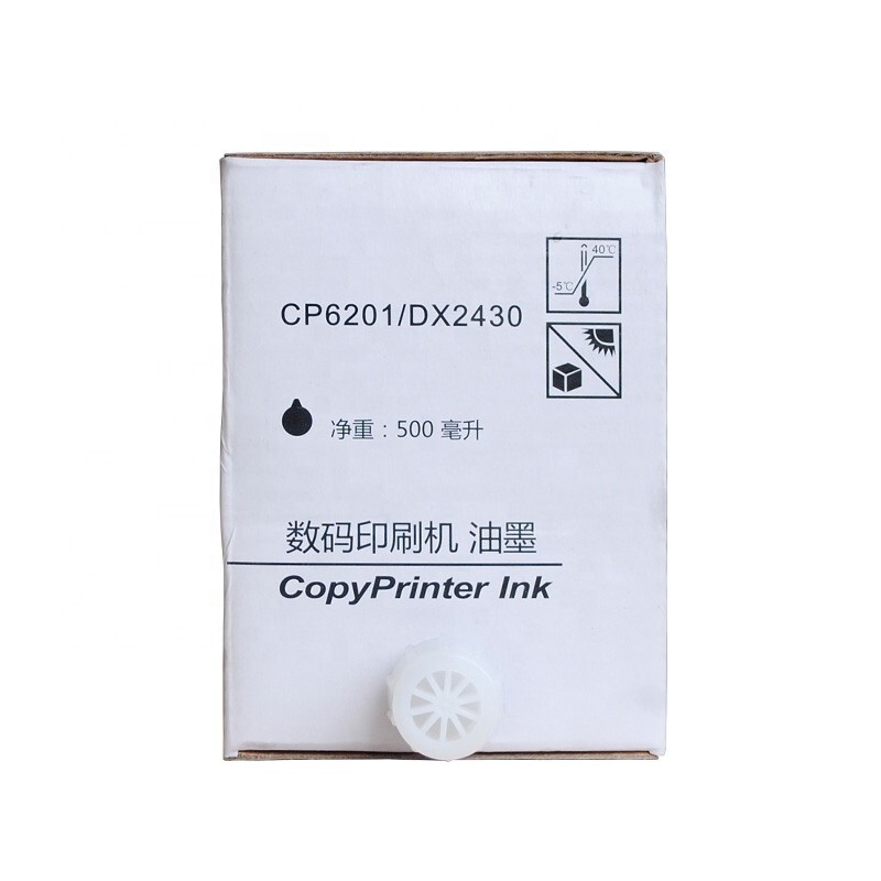 Совместимые чернила Ricoh DX2430 DX2330 Дубликатор и мастер для CP6201C Черный чернильный картридж для принтера 500 мл