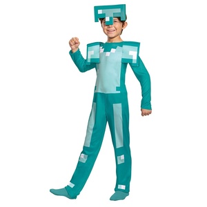 Disfraz Infantil Unisex de Poliéster para Halloween, Modelo XJ <span class=keywords><strong>My</strong></span> World, Armadura de Diamantes, Juego de Roles, Disfraz para Fiesta de Disfraces - Product Image 1