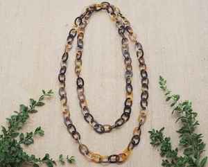 Collier élégant en corne de buffle, artisanat naturel, bijoux faits à la main, avec texture polie et beauté naturelle intemporelle - Product Image 6