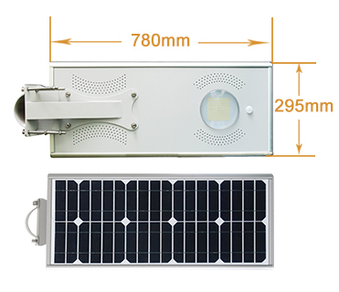 2019 nuevos productos integrado todo en una luz de calle solar