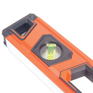 ระดับน้ำอลูมิเนียมขนาด <span class=keywords><strong>24</strong></span> นิ้วพร้อมด้ามจับ TPR เครื่องมือระดับน้ำที่มีความแม่นยำสูงสำหรับงานก่อสร้างและงานไม้ - Product Image 2