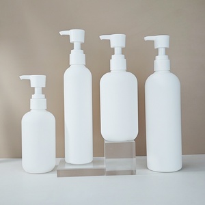 In Stock Frosted White Custom Hdpe Cosmetic Packaging Lotion <b>Bottle</b> Containers Plastic <b>Bottle</b> Pump Spray Moisturizing Shampoo - Product Image 4