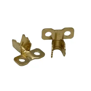 OEM CNC עיבוד פליז טרמינל לחיבורי כבלים חלקי הטבעה מתכת