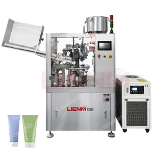 LIENM Cosmetics Machine de remplissage de tubes de crème nettoyante pour le visage Machine automatique de remplissage et de scellage de tubes en aluminium