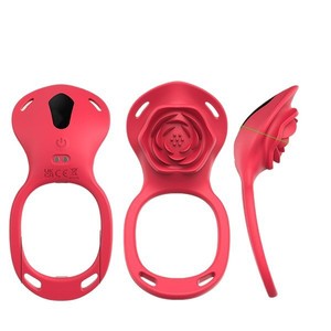 Coppia rosa App telecomando vibratore indossabile mani libere Panty clitorideo stimolatore vibrante anello del cazzo giocattolo del sesso per adulti - Product Image 1