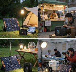 สถานีไฟฟ้าพกพา SUPER 1000W/2000W สำหรับการตั้งแคมป์กลางแจ้ง รถบ้าน กรณีฉุกเฉินที่บ้าน และการใช้ชีวิตแบบออฟกริด - Product Image 3