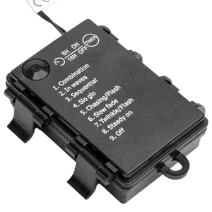 Ghirlanda di luci tipo petardo, alimentazione a batterie 3AA, colore bianco freddo, lunghezza 10m; ideale per creare atmosfera nelle feste e - Product Image 2