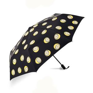 Paraguas plegable para adultos, sombrilla personalizada de fibra Manual con logotipo personalizado, promoción de compra a granel, oferta para todas las estaciones, accesorio 65, 3 pliegues - Product Image 2
