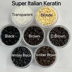 En gros 100 g/sac Super italien kératine Granules perles bandes bâtons et rouleaux pour outils d'extension de cheveux - Product Image 3